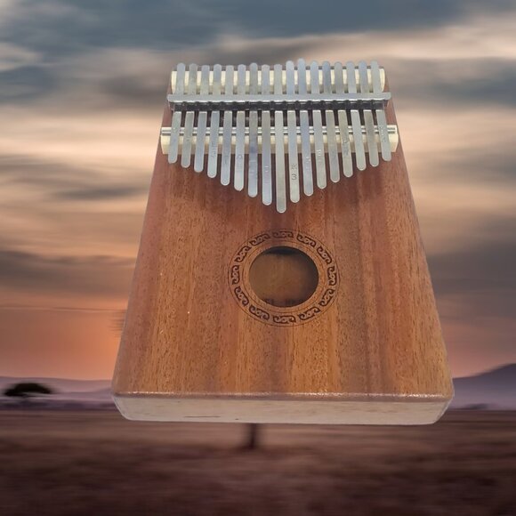 Kalimba African Thumb Piano - NIB with Instructions & Tuner - Picture 2 of 4